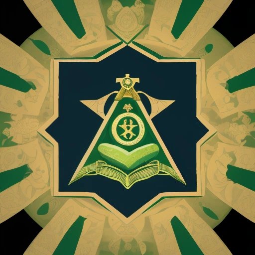 Freemason symbol and avocado toast