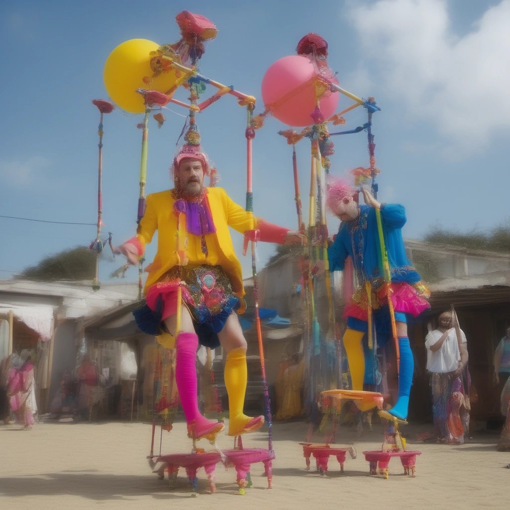 Calf Raises on Stilts