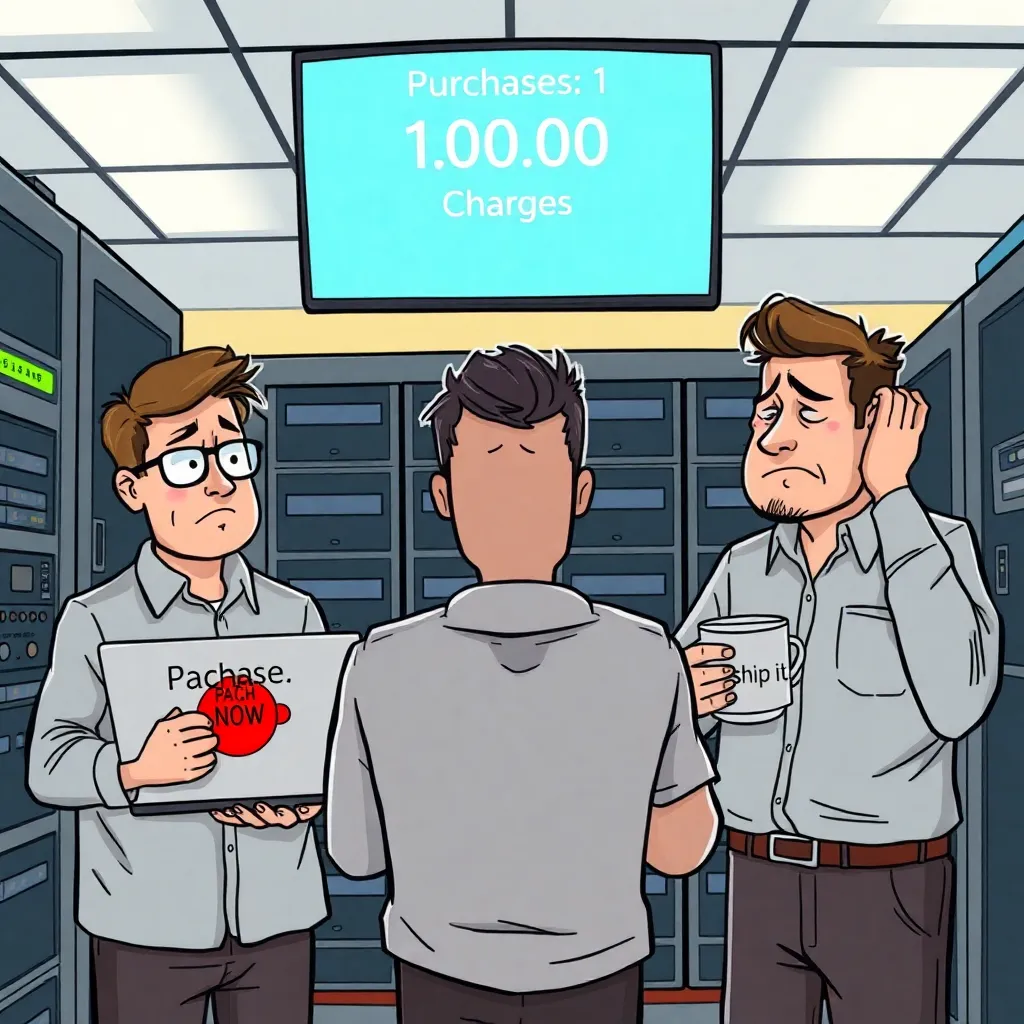 Valve engineers watching the dam break (of invoices)