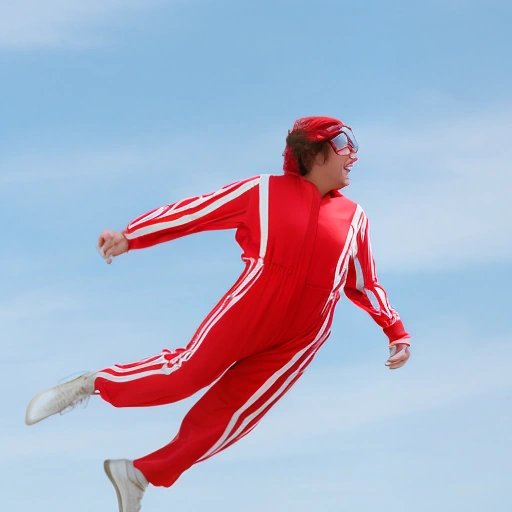 Person skydiving