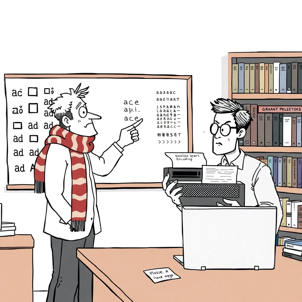 “Academics split: ancient code or printer breakdown”