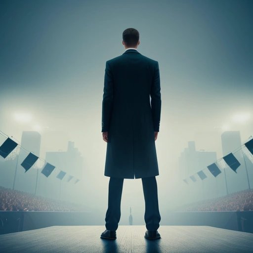 Man giving a speech