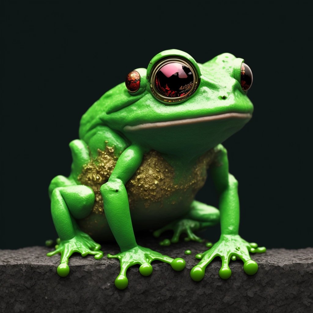 Virtual Frog as a Symbol of Rebellion