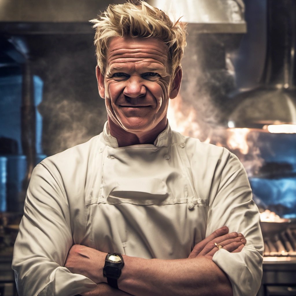 Gordon Ramsay as Heisenberg in Breaking Kitchen