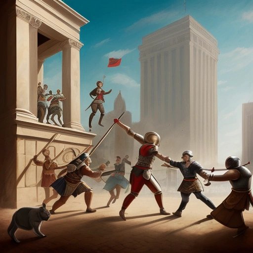 Financial world as a gladiator arena