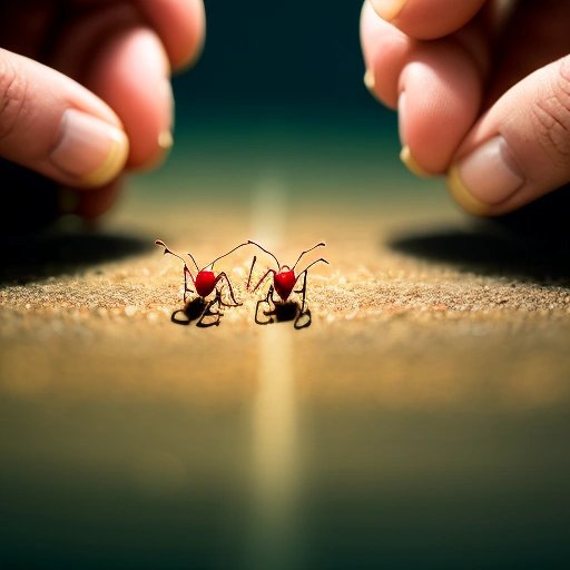 Ants and technicians in a peace summit