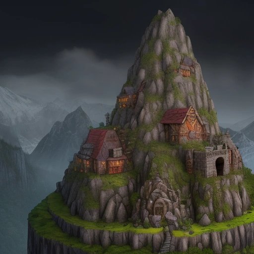 Bustling dwarven fortress