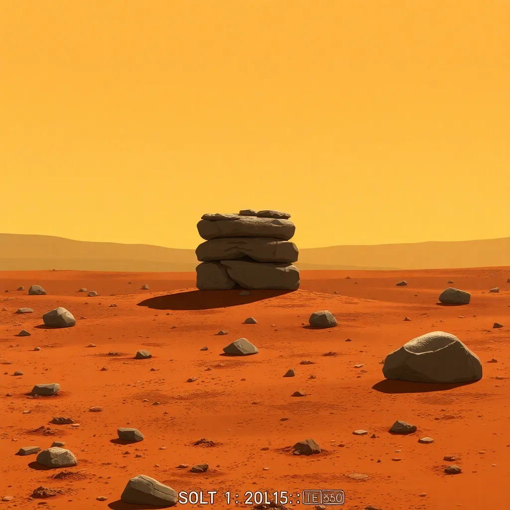 The Martian E close-up from rover perspective