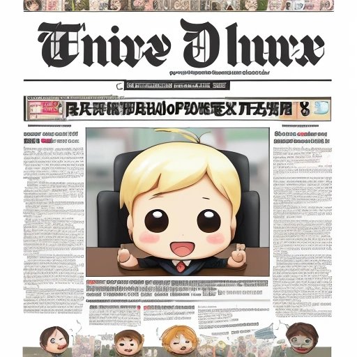 Newspaper with Owospeak front page