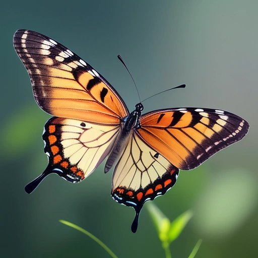 Butterfly emerging from chrysalis