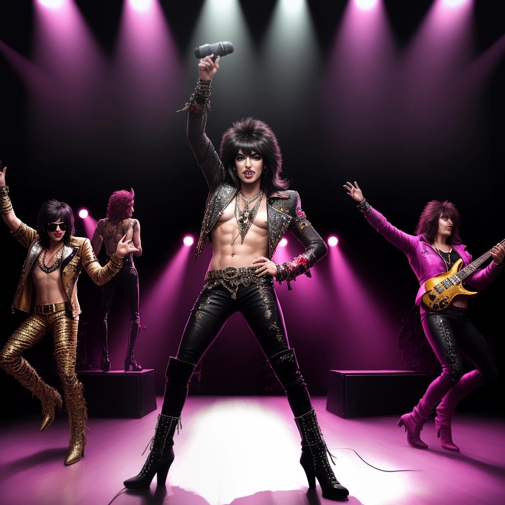 Glamrock Freddy on stage