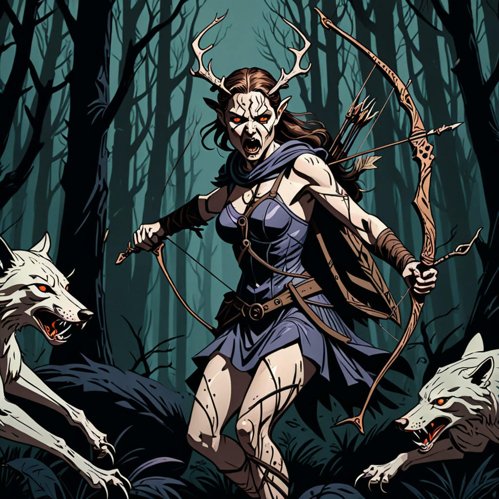 The Huntress, a deadly predator