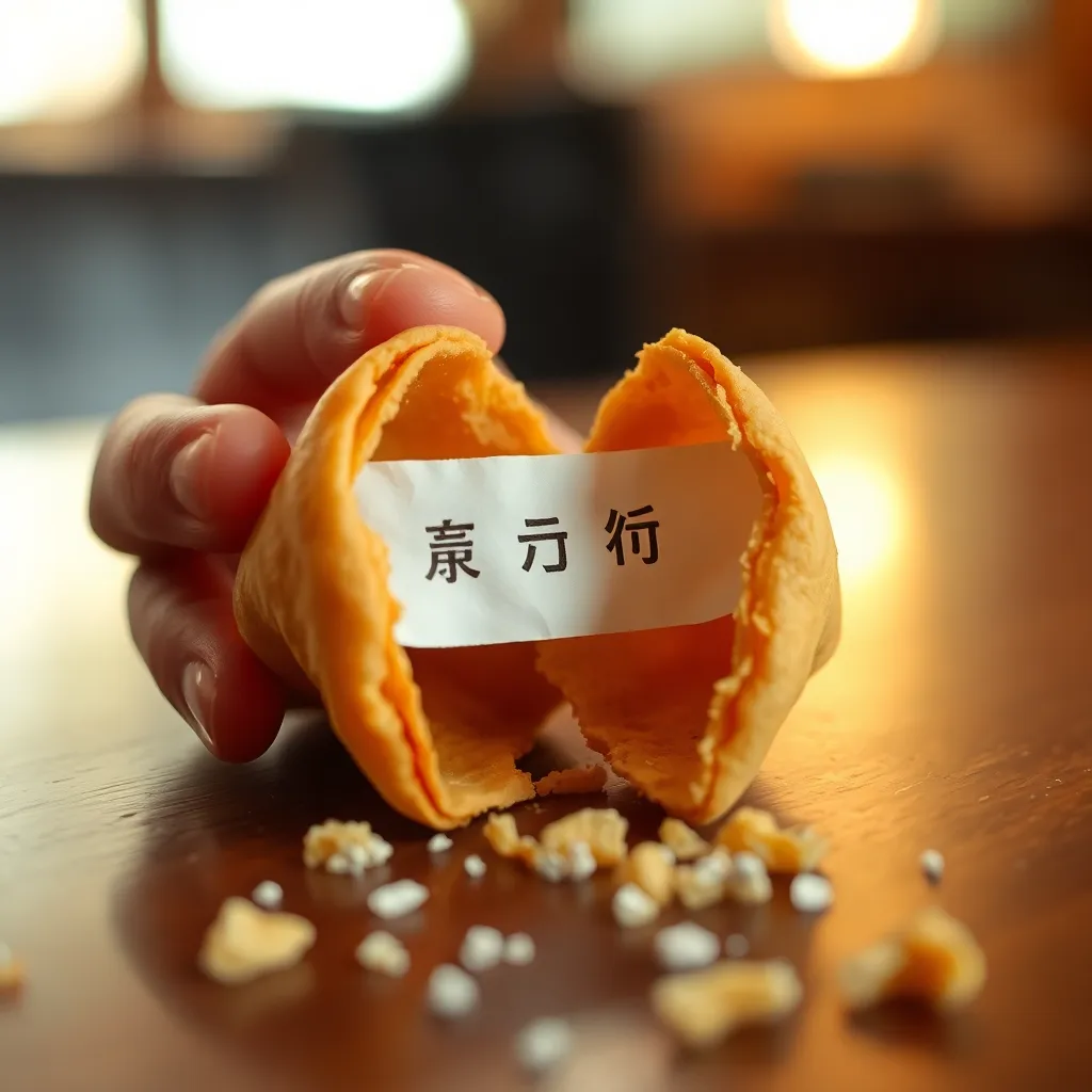 Tiny “؜” inside a fortune cookie