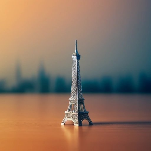 Paperclips mini Eiffel Tower