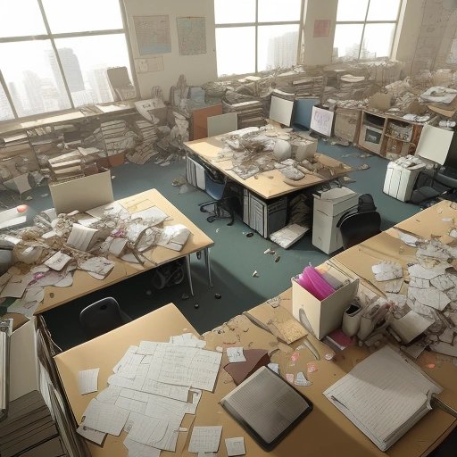 Chaos in the office