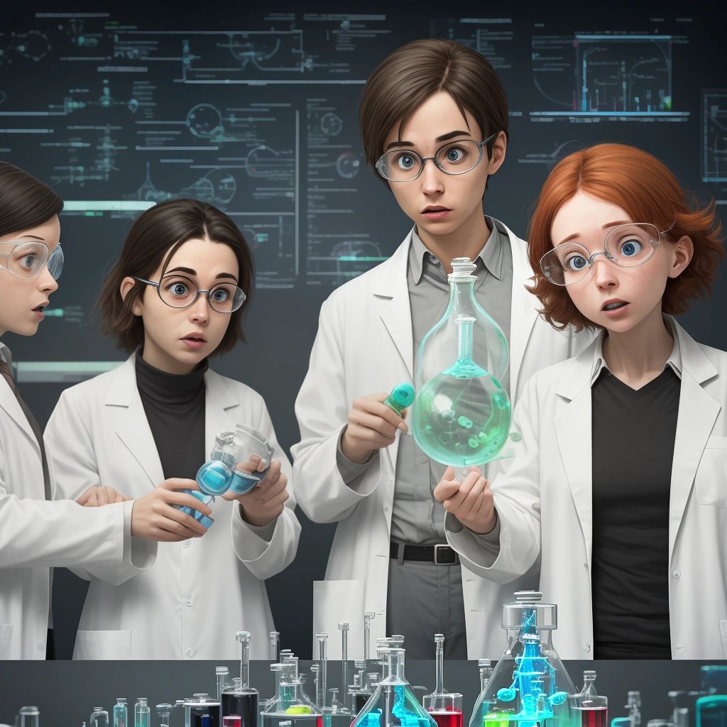 Scientists observing speedrunners