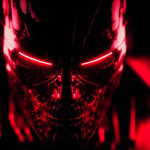 Menacing Terminator AI