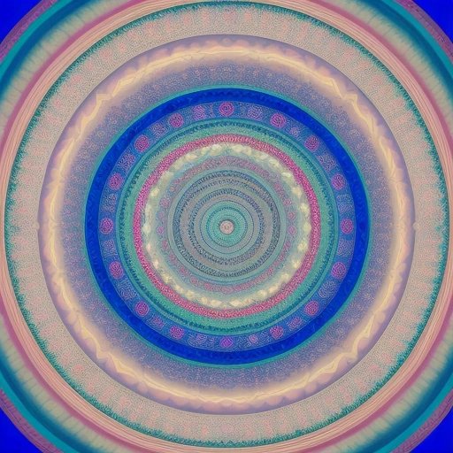 Concentric circles in an optical illusion