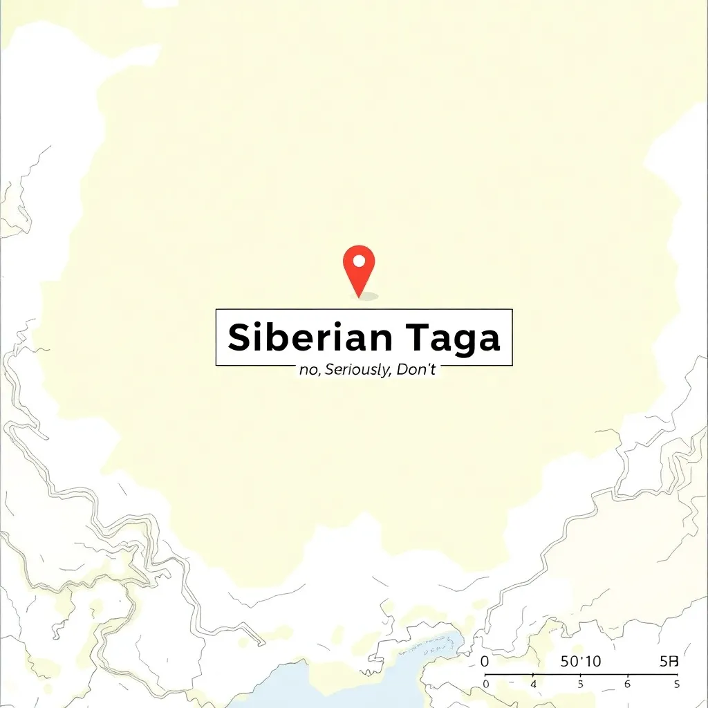 “Google Maps: No, Seriously, Don’t” parody map panel