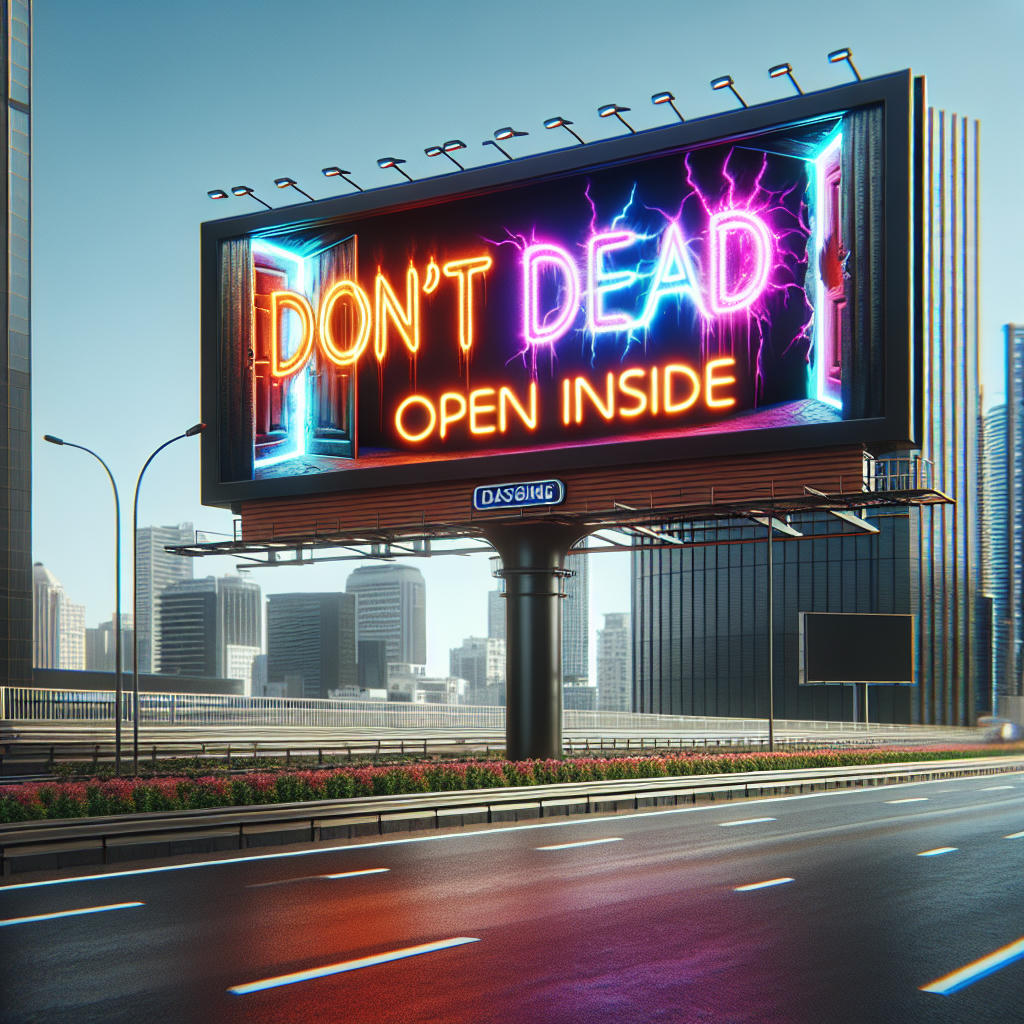 A colossal billboard