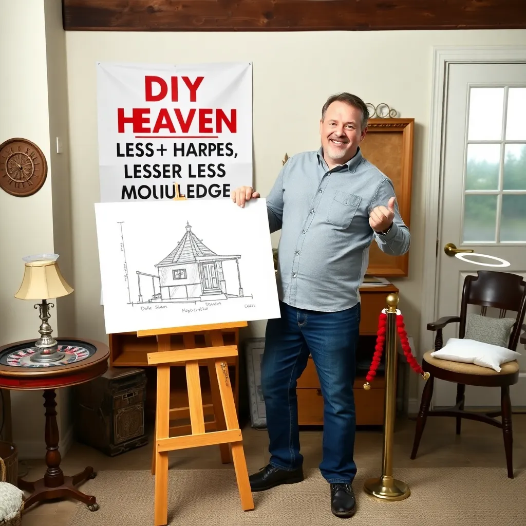 The founder pitching his custom heaven like a startup