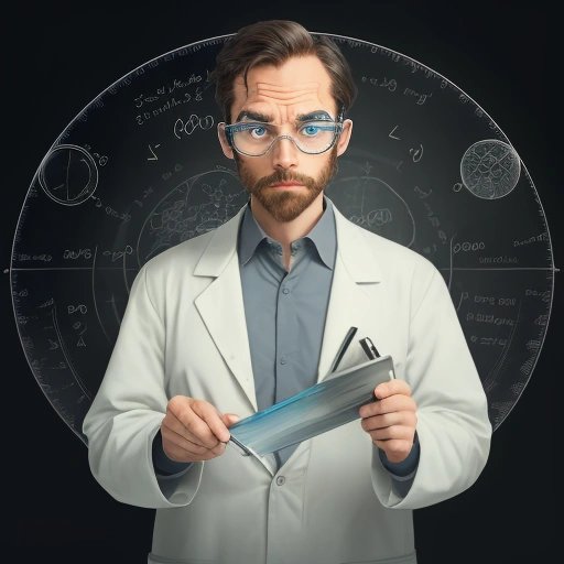 Skeptical scientist examining the myth of Ongthgh
