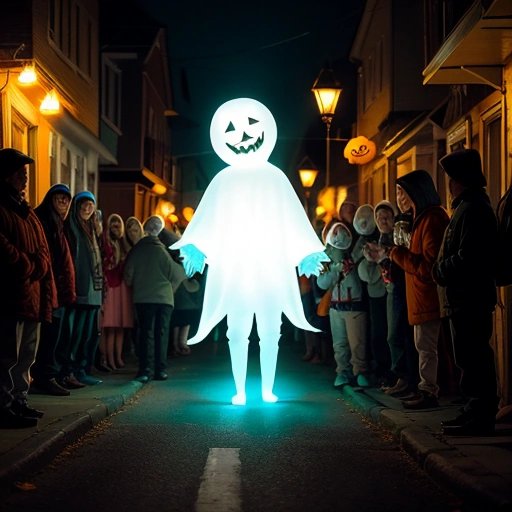 Friendly ghost Cecil in Spooksville