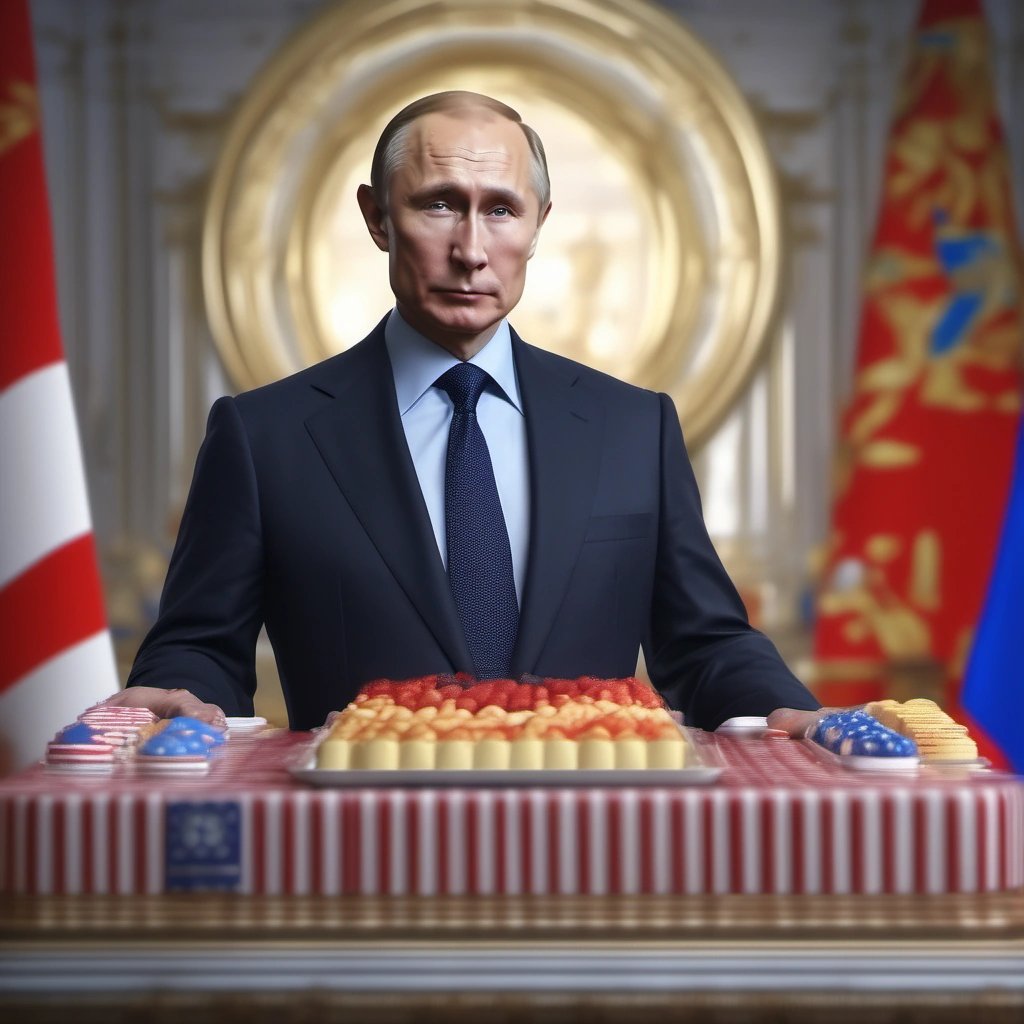 Putin with Pudding