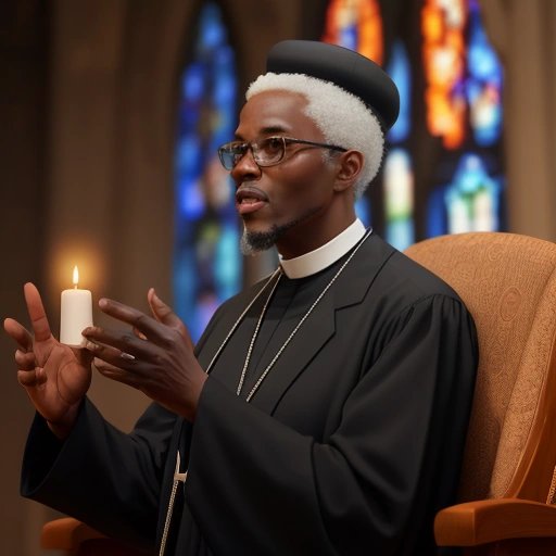 Reverend Hallelujah's captivating sermon on social media