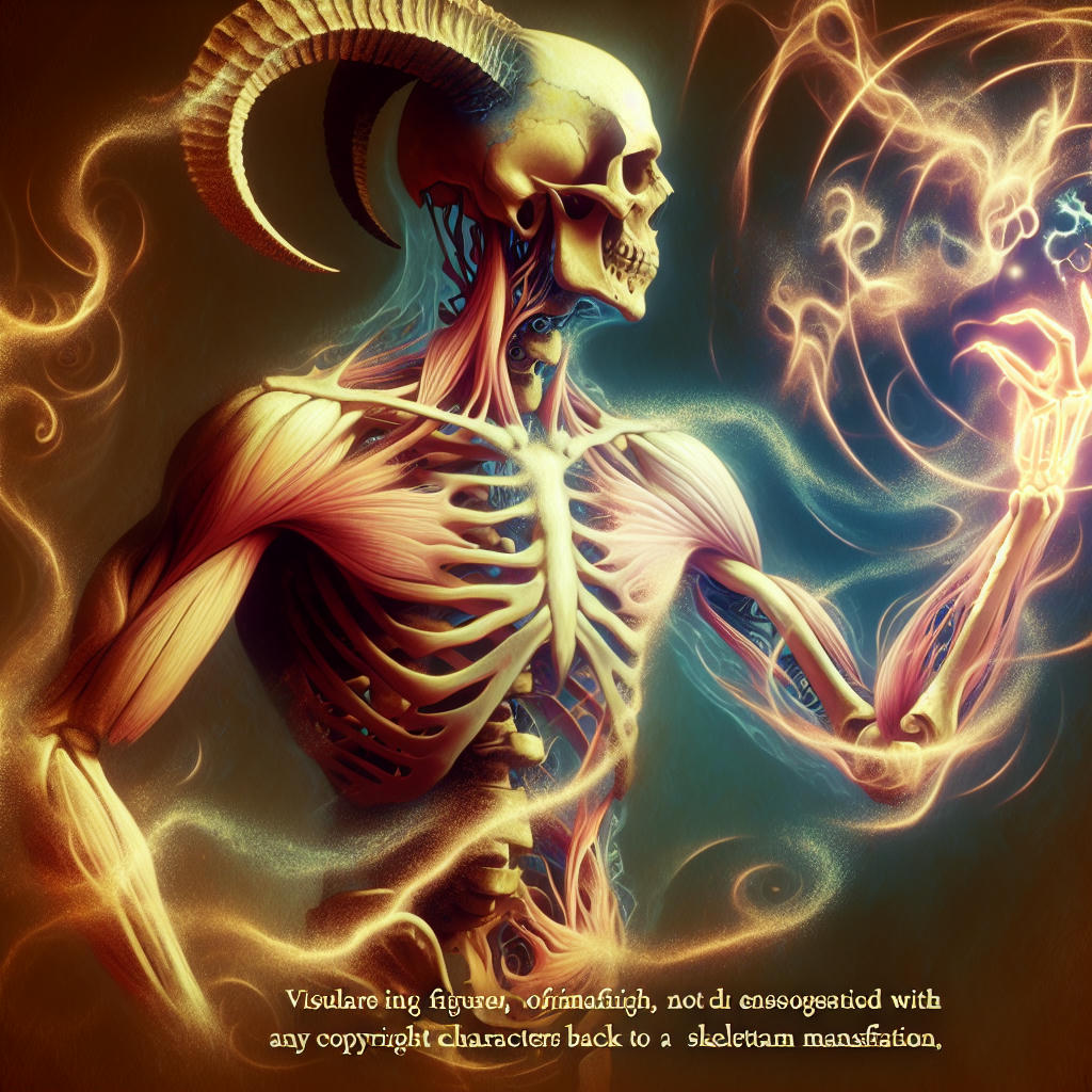 Skeletor casting a reversing spell