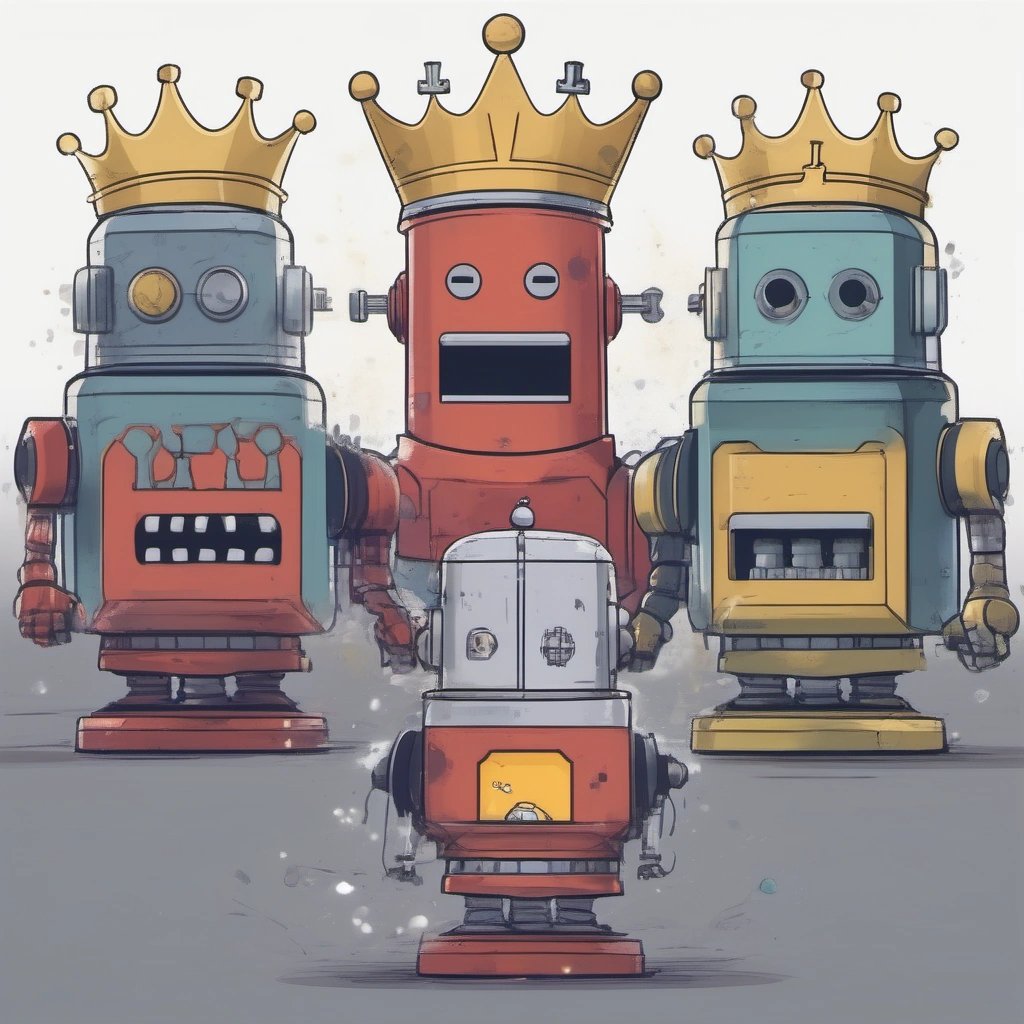 Meme of chatbot overlords