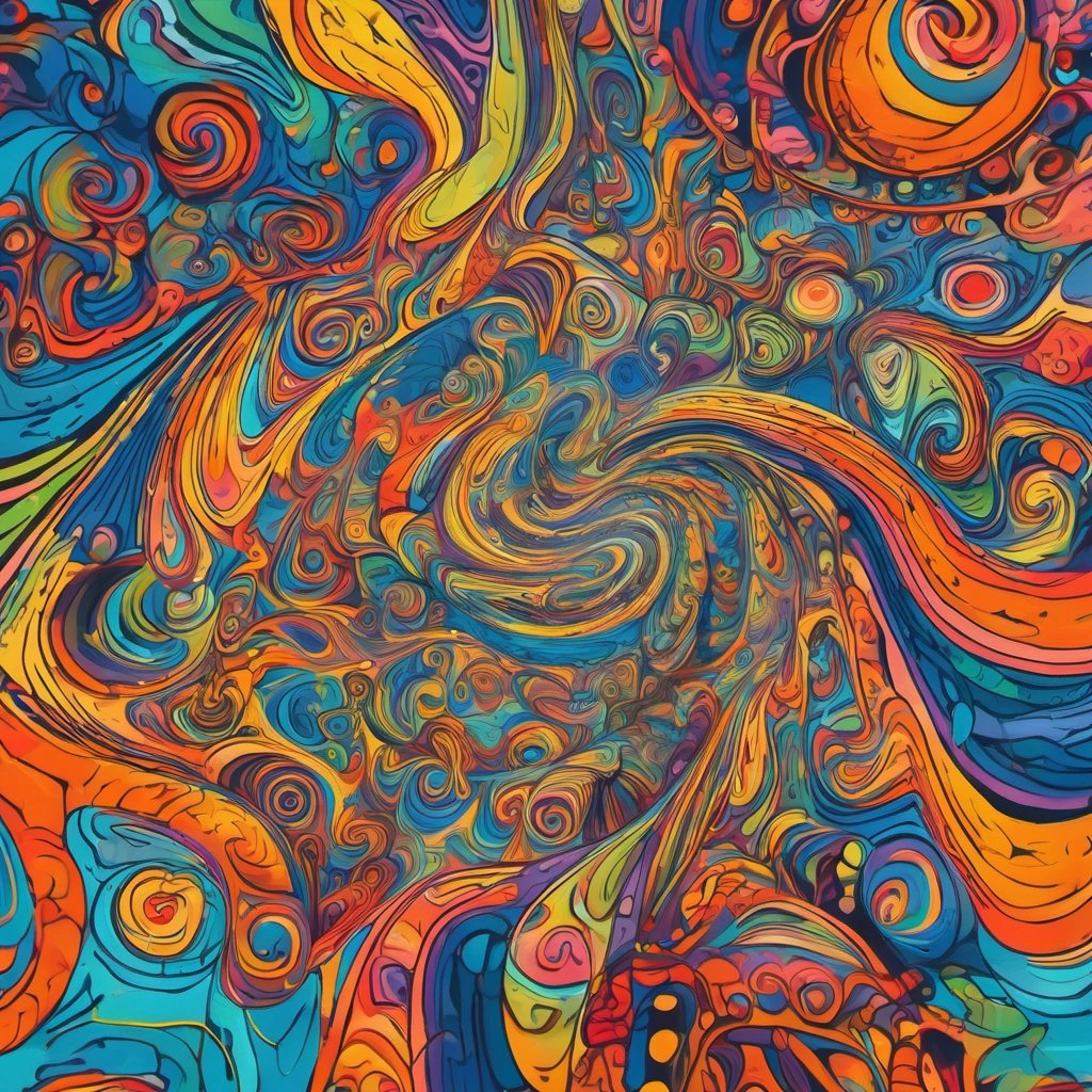 An image representing the mesmerizing and surreal aspects of time
