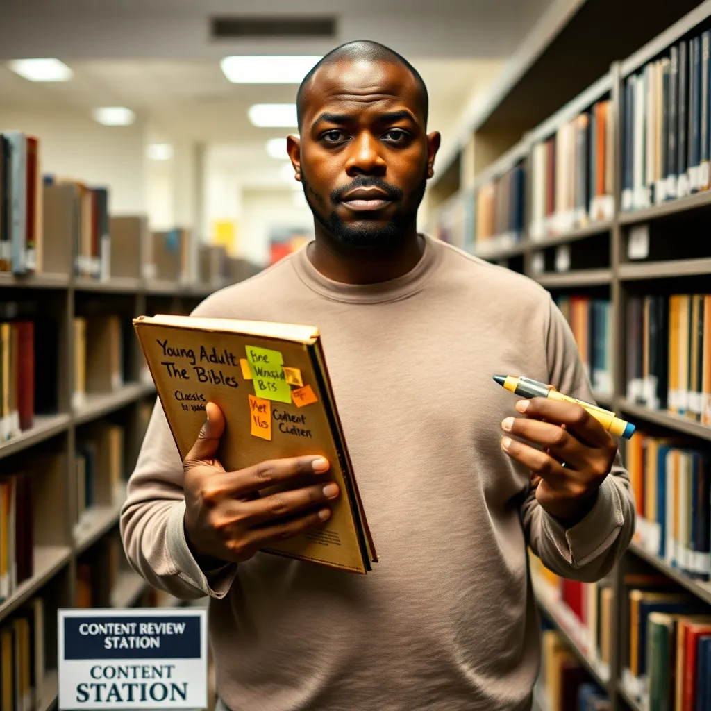 School librarian “accidentally read it like a book”