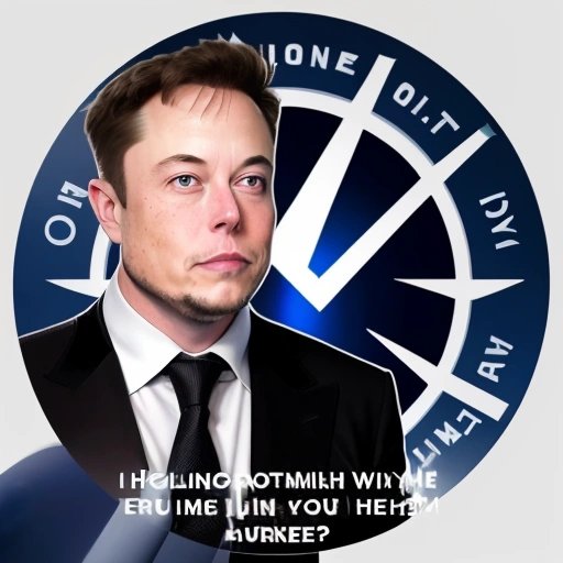 Meme of Elon Musk with Twelon logo