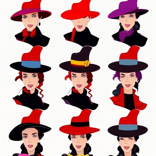 Carmen Sandiego in her disguises