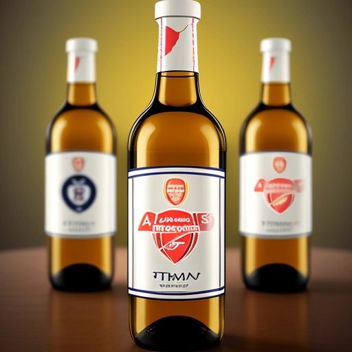 Arsenal and Tottenham bottle logo