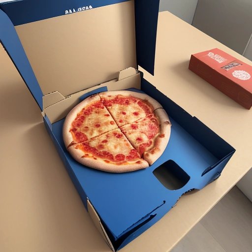 Homem surpreso com pizza de calabresa