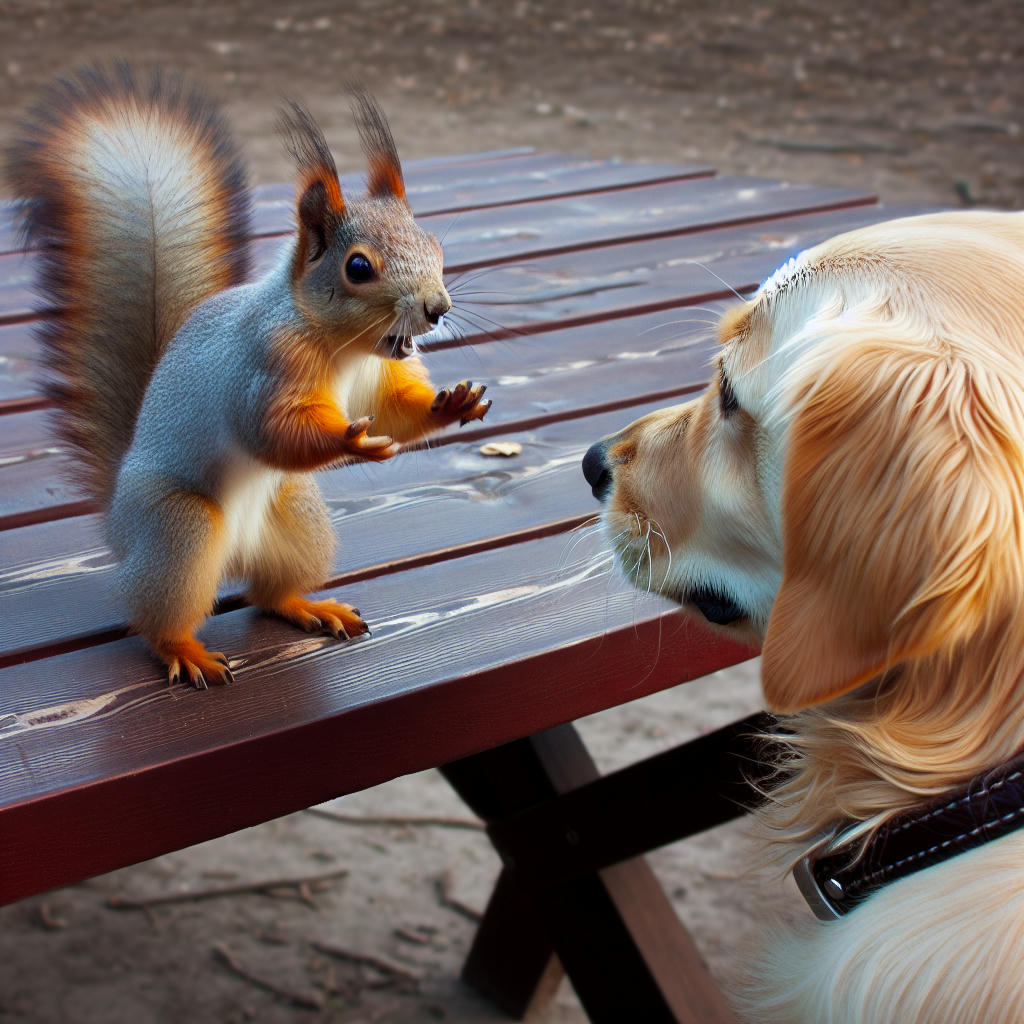 Photo 2: The Belligerent Squirrel
