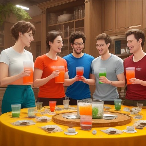 College students reacting to Gatorade soup