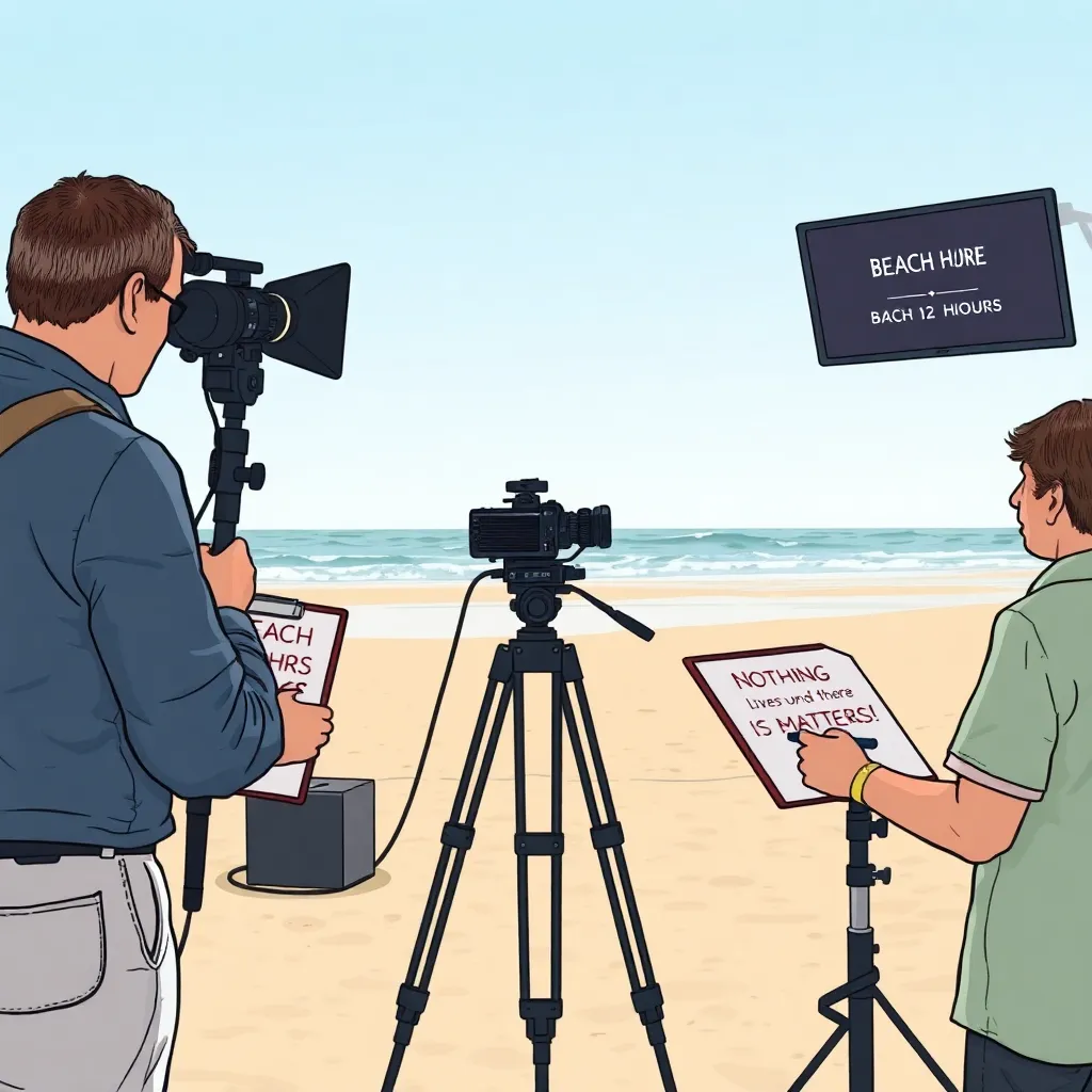 Streaming pivot: nature documentary replaced with “Beach”