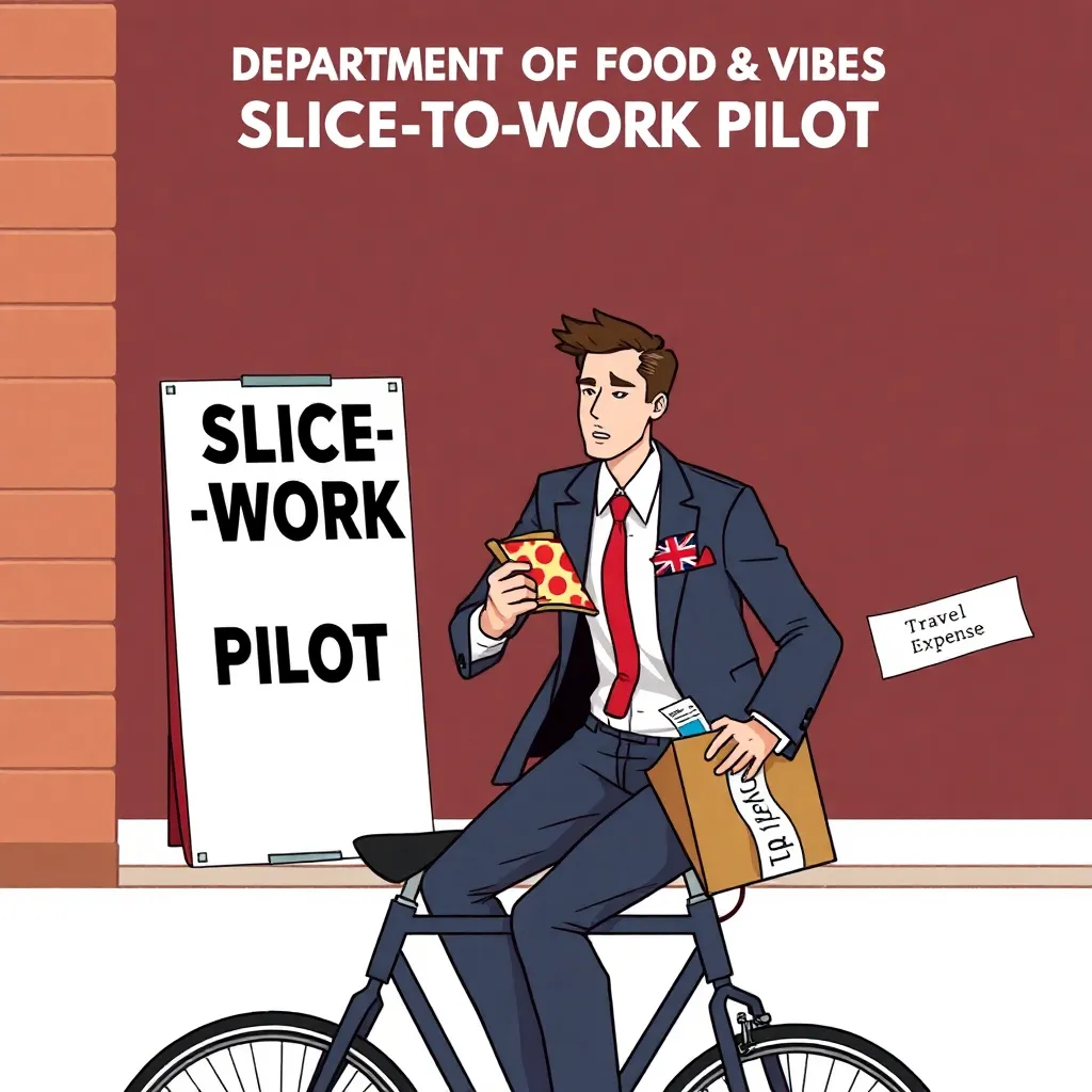“Slice-to-Work” initiative: pizza as commuting fuel