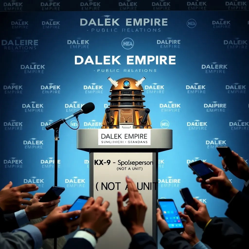 KX-9 Public Relations Unit addresses the media