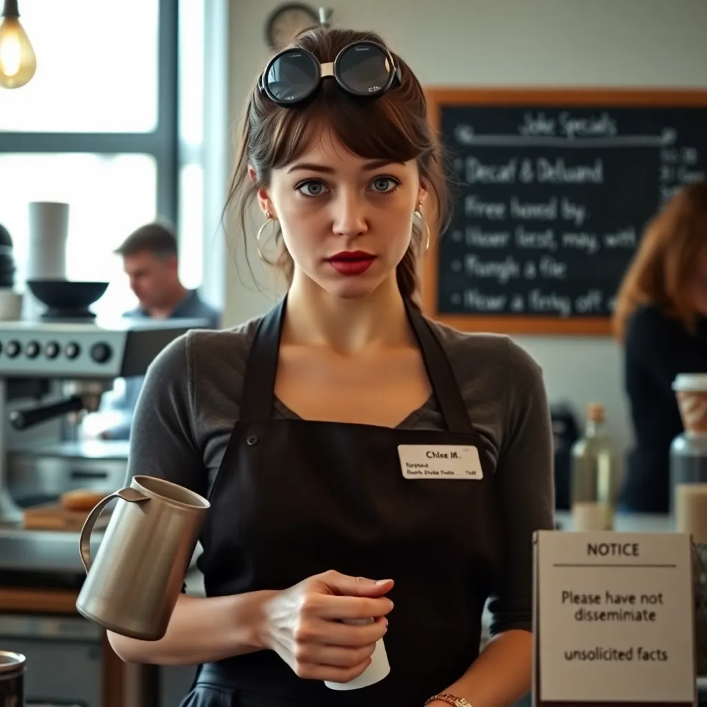 “It wasn’t loud, but it was correct” — shaken barista