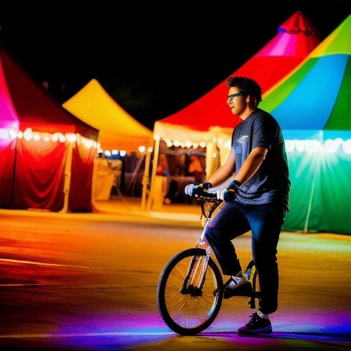 Trying to solve a Rubik's Cube blindfolded on a unicycle