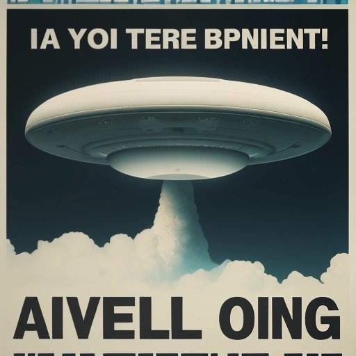 Poster for the government's UFO reporting campaign.