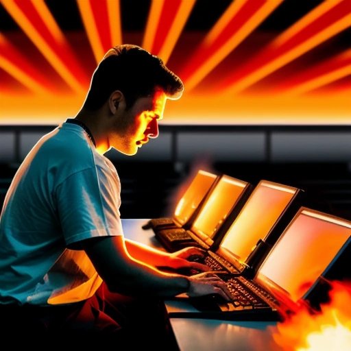 Man causing server meltdown