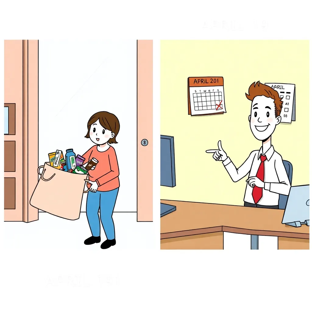 April 19 stockpiling vs April 21 pretending it never happened