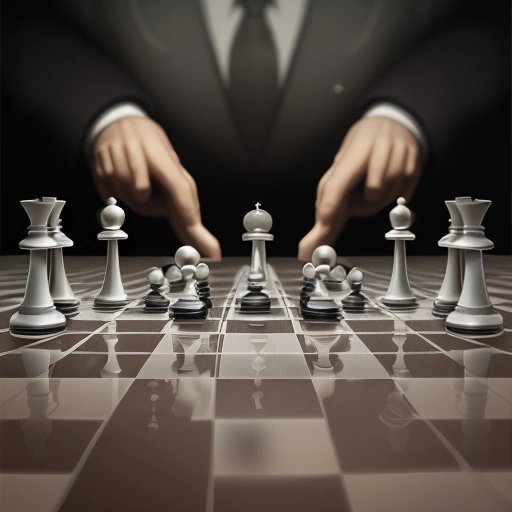 Scientists observing pawns in superposition
