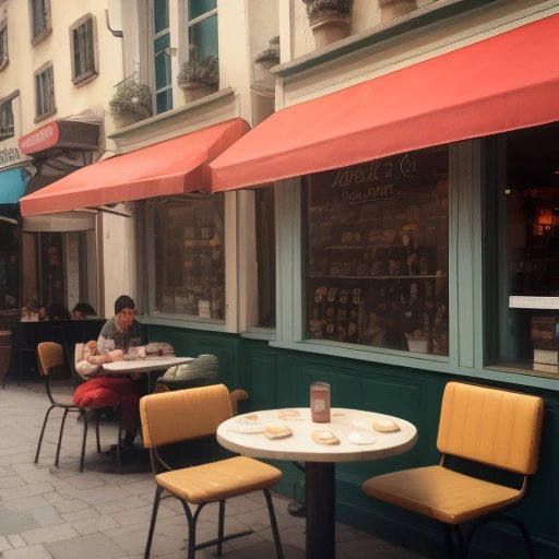 Pigeon-free café