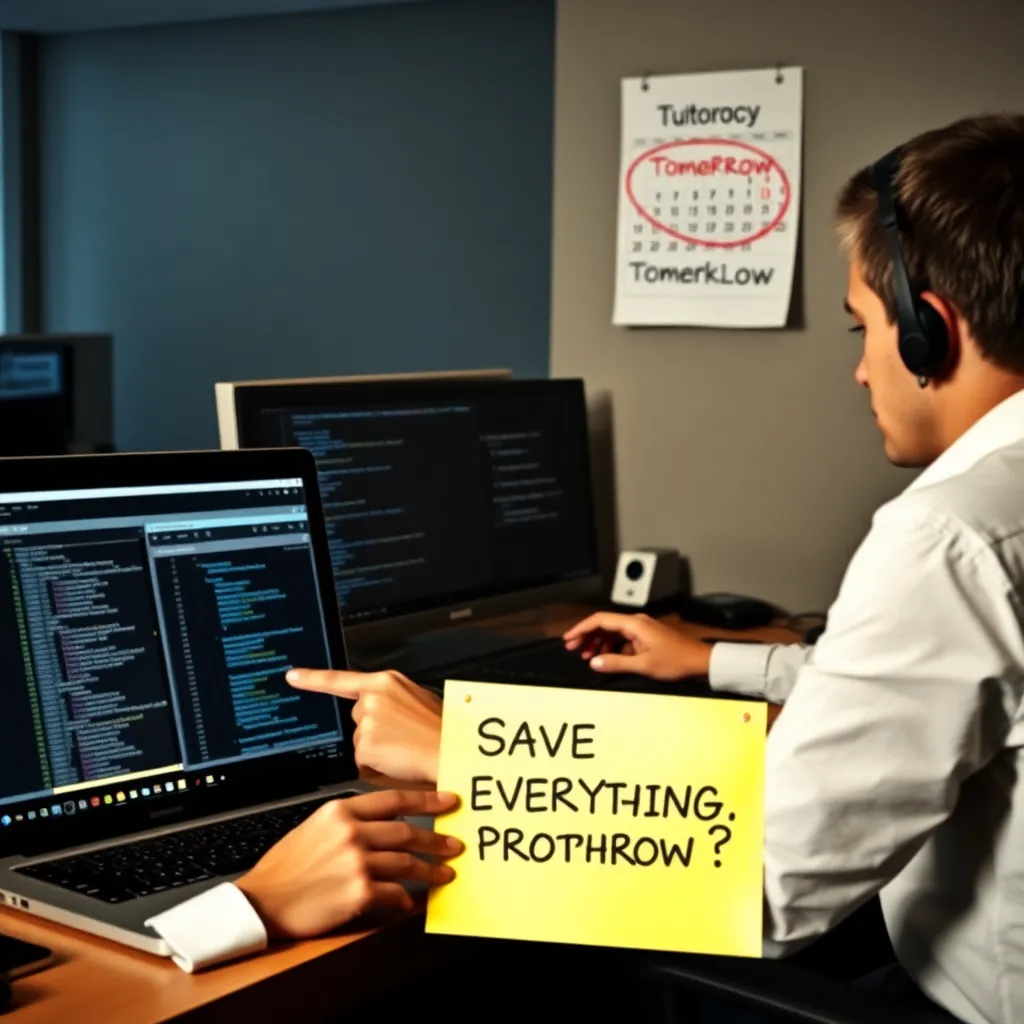 Analysts and engineers “saving work every three minutes”